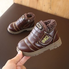 Зимние ботинки коричневые